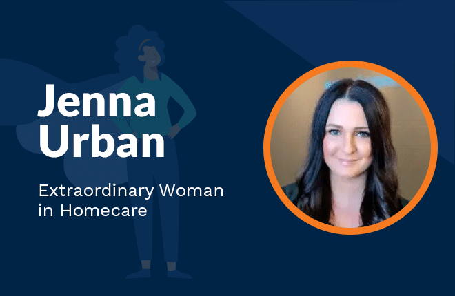 Jenna Urbban extraordinary woman in homecare