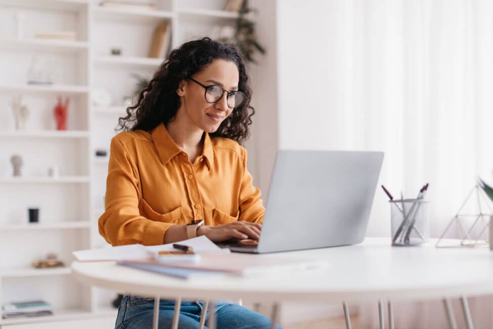 homecare worker running payroll